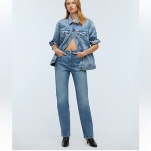 Madewell The Perfect 90’s straight leg jeans